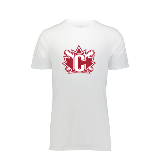 [FTSCUBWH-AS-LOGO2] Decker Men's Tri-Blend T-Shirt - Short Sleeve (Adult S, White, Logo 2)