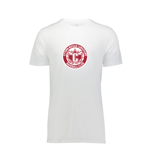 [FTSCUBWH-AS-LOGO1] Decker Men's Tri-Blend T-Shirt - Short Sleeve (Adult S, White, Logo 1)