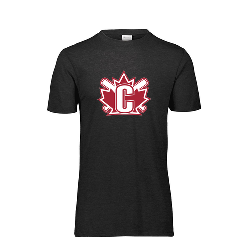 [FTSCUBBK-YS-LOGO2] Decker Youth Tri-Blend T-Shirt - Short Sleeve (Youth S, Black, Logo 2)