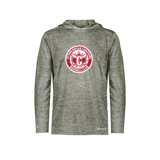 [FOLHCGGY-YS-LOGO1] Decker Youth Charge Hoodie (Youth S, Gray, Logo 1)